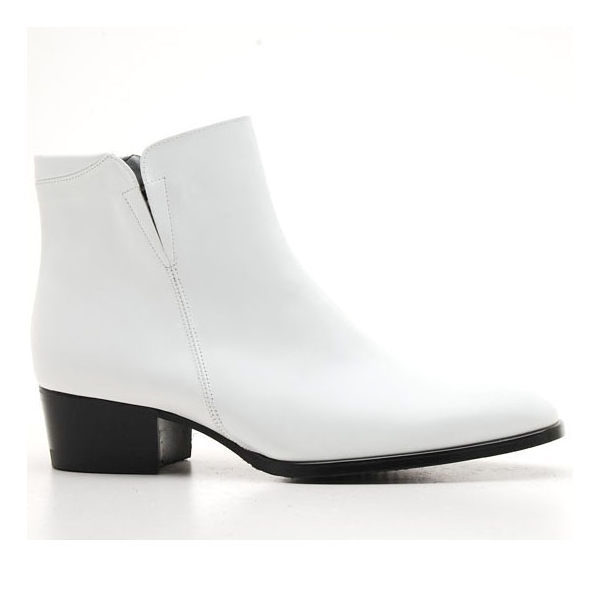 Trend Talk: White Leather Ankle Boots - style etcetera