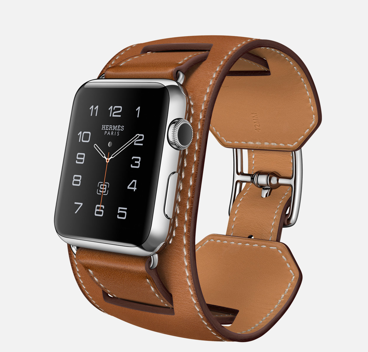 apple watch HERMES スポーツバンド M/L オレンジ #323+stock 