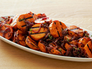 Caramelised onion sweet potato chunks, healthy diet, health